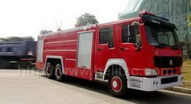 重汽豪泺双桥消防车12-15吨图片